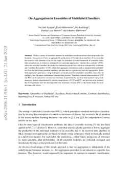 On Aggregation in Ensembles of Multilabel Classifiers