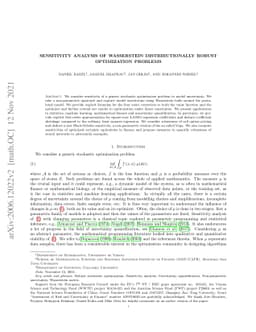 Sensitivity analysis of Wasserstein distributionally robust optimization
  problems