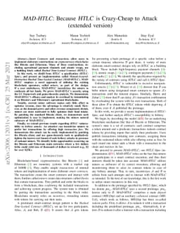 MAD-HTLC: Because HTLC is Crazy-Cheap to Attack