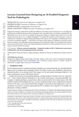 Lessons Learned from Designing an AI-Enabled Diagnosis Tool for
  Pathologists