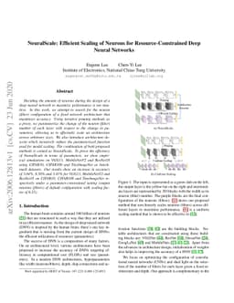 NeuralScale: Efficient Scaling of Neurons for Resource-Constrained Deep
  Neural Networks