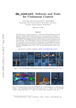 dm_control: Software and Tasks for Continuous Control