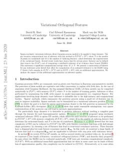 Variational Orthogonal Features