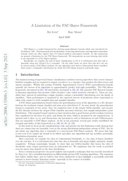 A Limitation of the PAC-Bayes Framework
