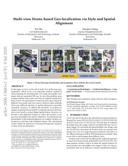 Multi-view Drone-based Geo-localization via Style and Spatial Alignment