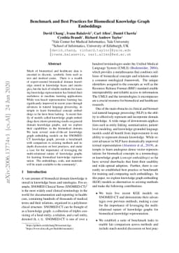 Benchmark and Best Practices for Biomedical Knowledge Graph Embeddings