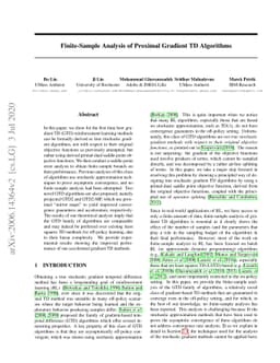 Finite-Sample Analysis of Proximal Gradient TD Algorithms