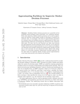 Approximating Euclidean by Imprecise Markov Decision Processes