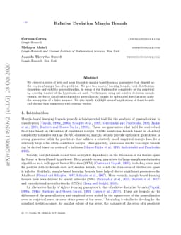 Relative Deviation Margin Bounds