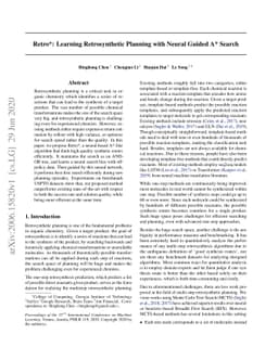 Retro*: Learning Retrosynthetic Planning with Neural Guided A* Search