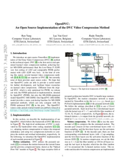 OpenDVC: An Open Source Implementation of the DVC Video Compression
  Method