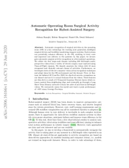 Automatic Operating Room Surgical Activity Recognition for
  Robot-Assisted Surgery