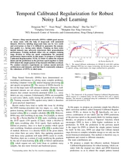 Temporal Calibrated Regularization for Robust Noisy Label Learning