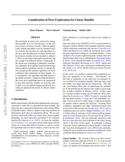 Gamification of Pure Exploration for Linear Bandits