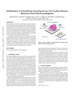CardioLearn: A Cloud Deep Learning Service for Cardiac Disease Detection
  from Electrocardiogram