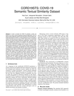 CORD19STS: COVID-19 Semantic Textual Similarity Dataset