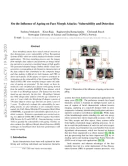 On the Influence of Ageing on Face Morph Attacks: Vulnerability and
  Detection