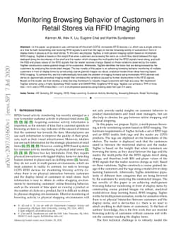 Monitoring Browsing Behavior of Customers in Retail Stores via RFID
  Imaging