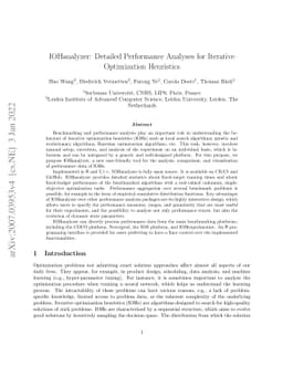 IOHanalyzer: Detailed Performance Analyses for Iterative Optimization
  Heuristics