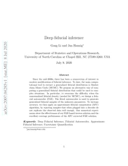 Deep Fiducial Inference