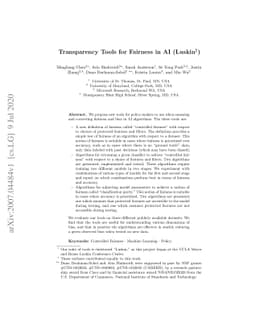 Transparency Tools for Fairness in AI (Luskin)