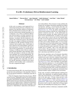 EVO-RL: Evolutionary-Driven Reinforcement Learning
