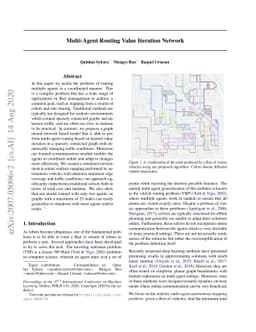 Multi-Agent Routing Value Iteration Network