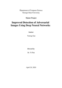 Improved Detection of Adversarial Images Using Deep Neural Networks