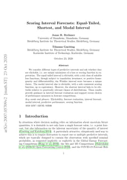 Scoring Interval Forecasts: Equal-Tailed, Shortest, and Modal Interval