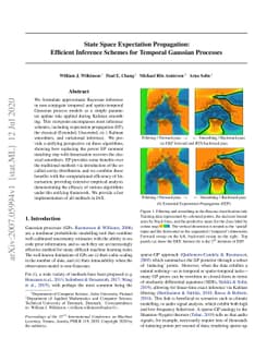 State Space Expectation Propagation: Efficient Inference Schemes for
  Temporal Gaussian Processes