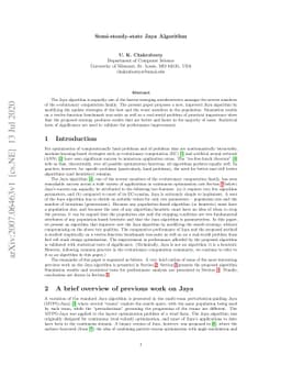 Semi-steady-state Jaya Algorithm