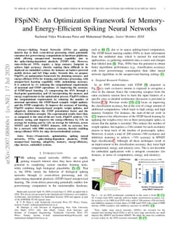FSpiNN: An Optimization Framework for Memory- and Energy-Efficient
  Spiking Neural Networks