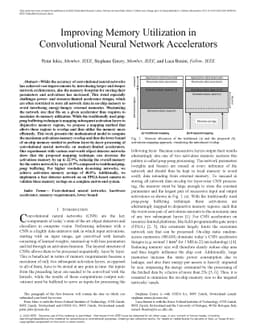 Improving Memory Utilization in Convolutional Neural Network
  Accelerators