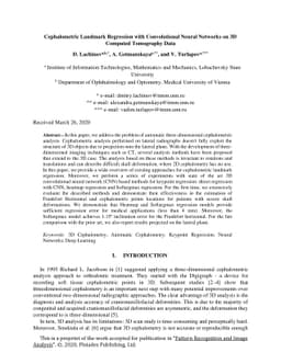 Cephalometric Landmark Regression with Convolutional Neural Networks on
  3D Computed Tomography Data
