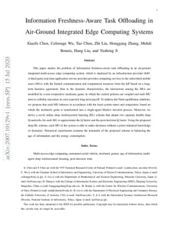Information Freshness-Aware Task Offloading in Air-Ground Integrated
  Edge Computing Systems