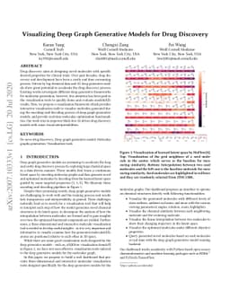 Visualizing Deep Graph Generative Models for Drug Discovery