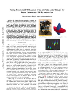 Fusing Concurrent Orthogonal Wide-aperture Sonar Images for Dense
  Underwater 3D Reconstruction