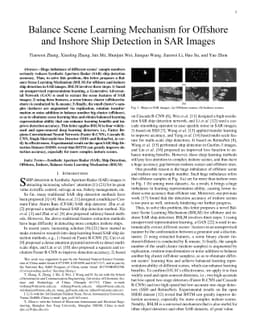 Balance Scene Learning Mechanism for Offshore and Inshore Ship Detection
  in SAR Images