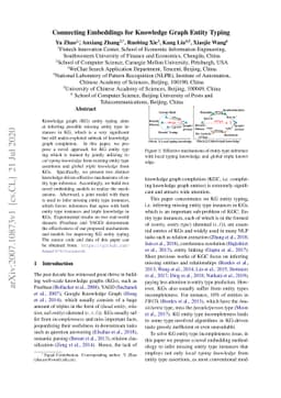 Connecting Embeddings for Knowledge Graph Entity Typing
