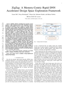 ZigZag: A Memory-Centric Rapid DNN Accelerator Design Space Exploration
  Framework