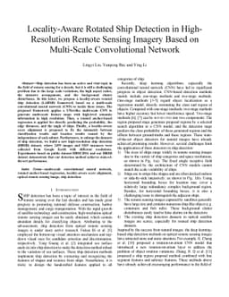 Locality-Aware Rotated Ship Detection in High-Resolution Remote Sensing
  Imagery Based on Multi-Scale Convolutional Network