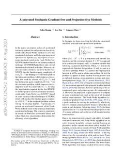 Accelerated Stochastic Gradient-free and Projection-free Methods