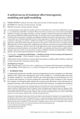 A unified survey of treatment effect heterogeneity modeling and uplift
  modeling