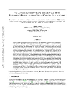 YOLOpeds: Efficient Real-Time Single-Shot Pedestrian Detection for Smart
  Camera Applications