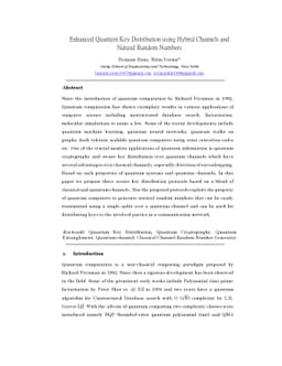 Enhanced Quantum Key Distribution using Hybrid Channels and Natural
  Random Numbers