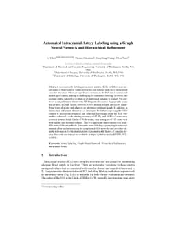 Automated Intracranial Artery Labeling using a Graph Neural Network and
  Hierarchical Refinement