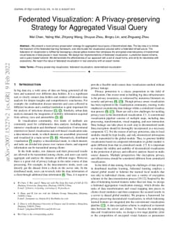 Federated Visualization: A Privacy-preserving Strategy for Aggregated
  Visual Query