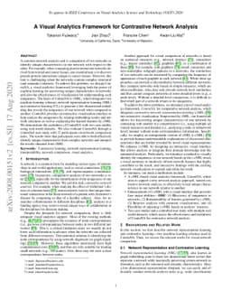 A Visual Analytics Framework for Contrastive Network Analysis