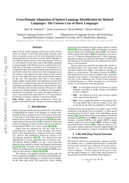 Cross-Domain Adaptation of Spoken Language Identification for Related
  Languages: The Curious Case of Slavic Languages