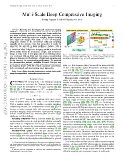 Multi-Scale Deep Compressive Imaging